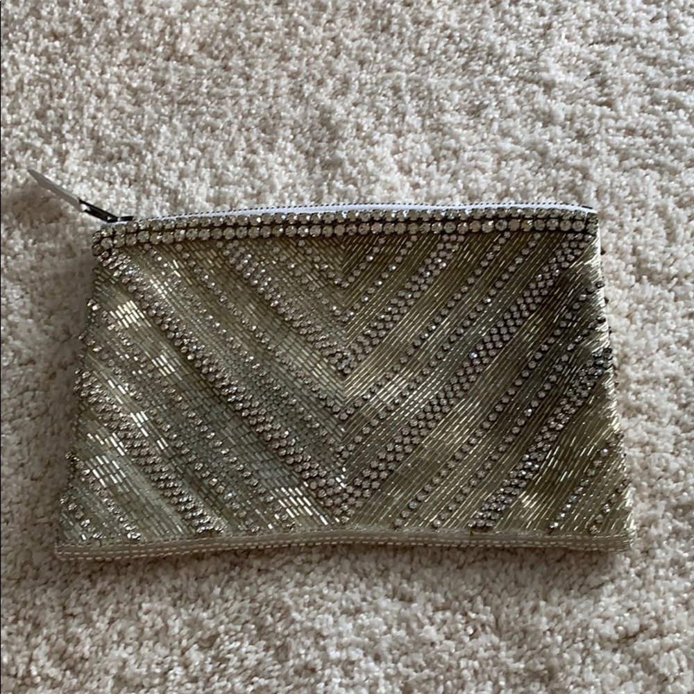 Fun sparkly gold clutch